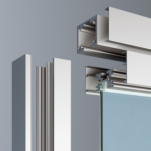 Цветовой варианта профилей серебро