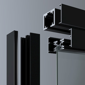 Цветовой варианта профилей черный