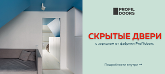 Зеркальные скрытые двери